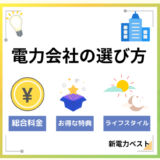 【2025年版】電力会社の選び方は?注意点やおすすめの電力会社も紹介