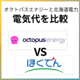 オクトパスエナジーは北海道電力より高い?くわしく比較解説