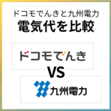 ドコモでんきは九州電力より高い?dポイントの還元率がポイント