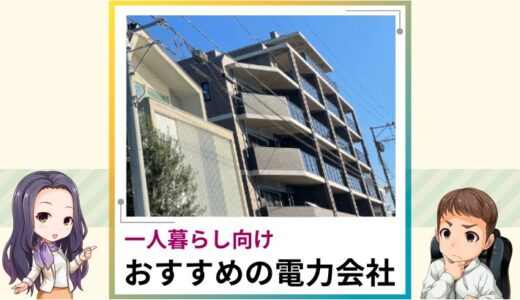 一人暮らしにおすすめの電力会社【2025年版】