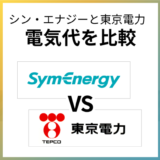 シン・エナジーは東京電力よりも高い?電気料金を徹底比較