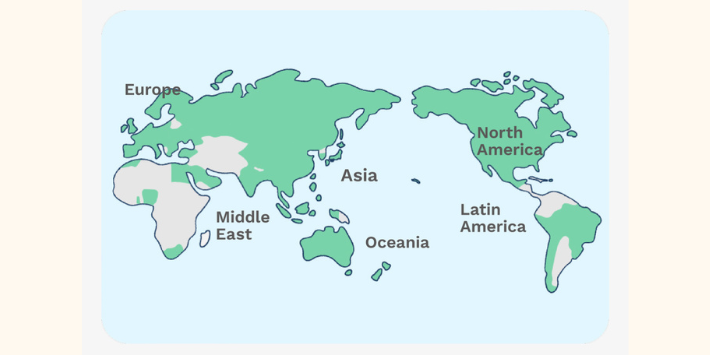 ahamoは91の国と地域に対応