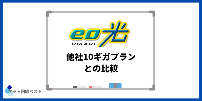 eo光他社10ギガプランとの比較