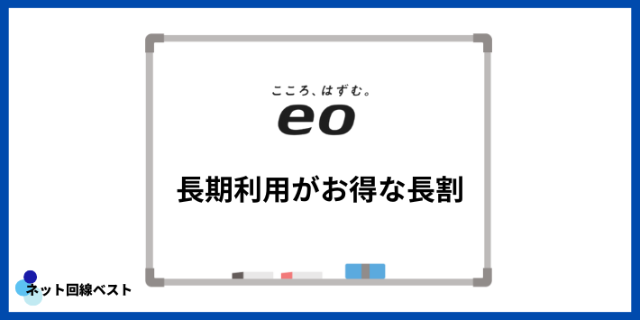 長期利用がお得な長割
