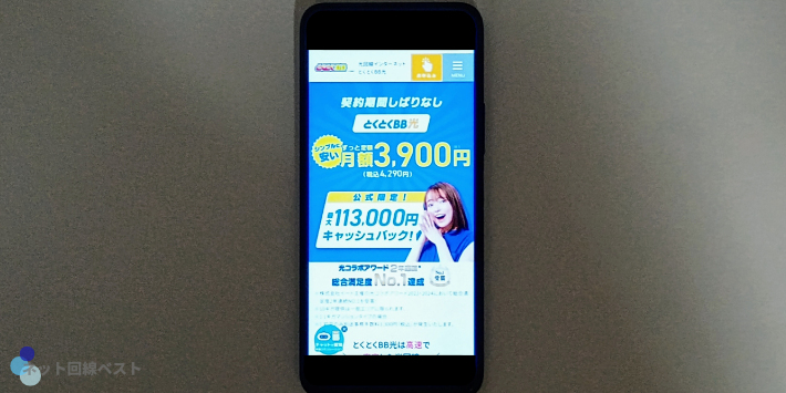 GMOとくとくBB光