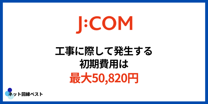 J:COM工事費用