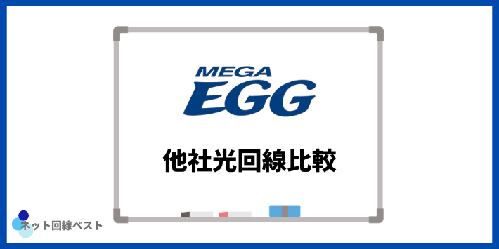 メガエッグ光と他社光回線比較