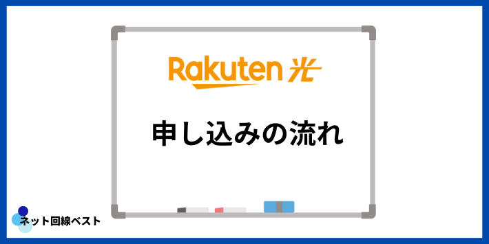 楽天ひかり申し込みの流れ