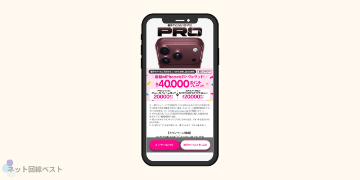 キャンペーン、エントリー