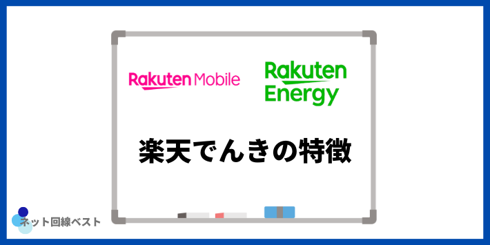 楽天でんきの特徴
