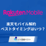 楽天モバイルの最適な解約タイミングはいつ? 解約後のおすすめ格安SIMを徹底解説
