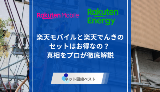 楽天モバイルと楽天でんきのセットはお得なの？ 真相をプロが徹底解説