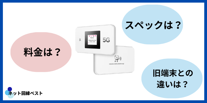 Rakuten WiFi Pocket 5Gの基本情報