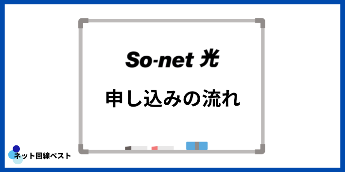 So-net光の申し込みの流れ