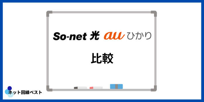 So-net光とauひかりの比較