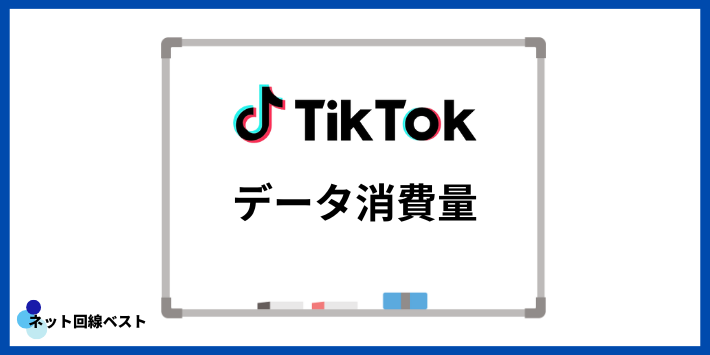 TikTokのデータ消費量